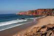 Beach on the Eastern Atlantic coast of Portugal