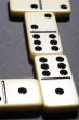 Close up of group dominoes.