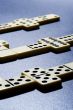 Close up of dominoes.