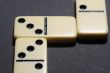 Close up of group dominoes.