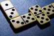 Close up of dominoes.