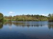 Tranquillity on the lake in a country