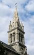 High bell tower of catholic church