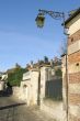 The lamp in the small country street