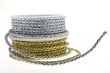 Decoration ribbon gold and silver