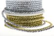 Decoration ribbon gold and silver