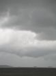 dark stormy ocean view