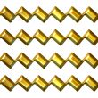3D Golden Zig Zag Texture