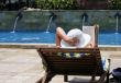 Woman reading in a chair