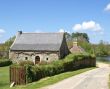 Old french village house view