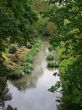 Small beautiful river in french manor