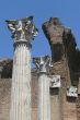 Ancient columns in the old  roman villa