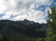 rocky mountain top view