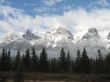 rocky mountain top view