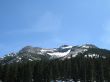 rocky mountain top view