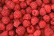 Appetizing raspberry background