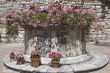 Corciano (Perugia) - Stone well with flowers