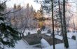 Old stone bridge in winter park