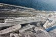 Ice-floe on the river