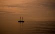 Sailboat in sunset