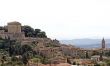 Panoramic view of Sarteano (Tuscany)