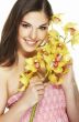 girl with orchid