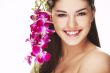 girl with orchid