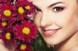 bright picture of lovely girl with flower