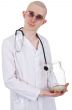 Man in doctor`s smock