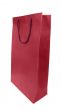 red paper bag isolated with clipping path