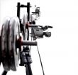dv camcorder on the crane