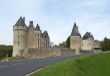 Castle in fields
