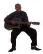 Singing guitarist