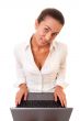 girl with laptop
