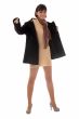 young woman in topcoat
