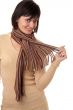 young woman with scarf