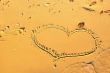 heart written on the sand _3