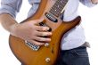 close up of guitar