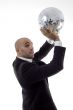 handsome young lawyer with disco ball