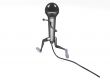 back pose of three dimensional running microphone