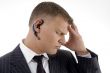 disturb businessman holding his head