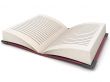 three dimensional open book