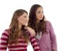 young sisters looking sideways