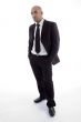 smart young executive posing