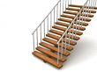 rendered staircase