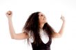 portrait of dancing female