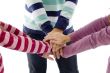 best friends with joined hands