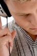 close up of man with headphone