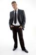standing handsome businessman