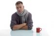 handsome male with coffee mug